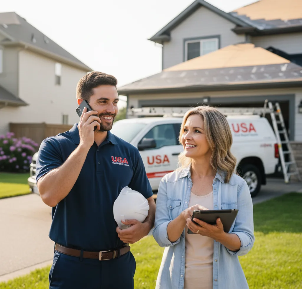USA Roof Repair Experts customer support in Lenoir